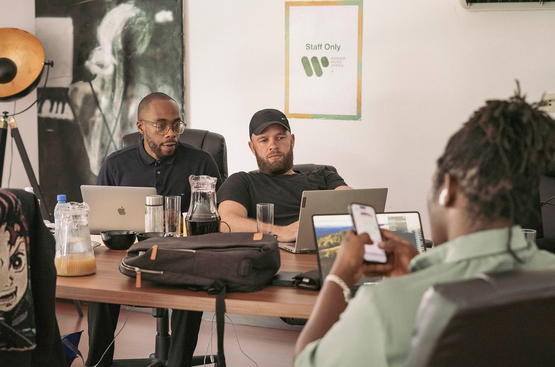 Marc-André Niang et Yoann Chapalain, qui co-dirigent Warner Music Africa Francophone.