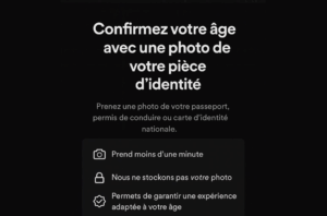 Spotify demande désormais l'âge de ses utilisateurs français.